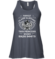 Forget glass slippers this princess wears biker boots Women's Racerback Tank Women's Racerback Tank - jonhlittlestore88