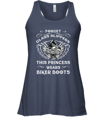 Forget glass slippers this princess wears biker boots Women's Racerback Tank Women's Racerback Tank - jonhlittlestore88