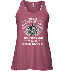 Forget glass slippers this princess wears biker boots Women's Racerback Tank Women's Racerback Tank - jonhlittlestore88