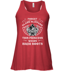 Forget glass slippers this princess wears biker boots Women's Racerback Tank Women's Racerback Tank - jonhlittlestore88