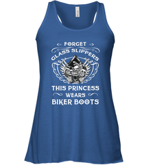 Forget glass slippers this princess wears biker boots Women's Racerback Tank Women's Racerback Tank - jonhlittlestore88