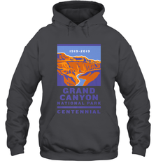 Grand Canyon National Park Centennial Logo Hooded Sweatshirt Hooded Sweatshirt - jonhlittlestore88