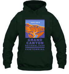 Grand Canyon National Park Centennial Logo Hooded Sweatshirt Hooded Sweatshirt - jonhlittlestore88