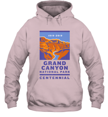 Grand Canyon National Park Centennial Logo Hooded Sweatshirt Hooded Sweatshirt - jonhlittlestore88
