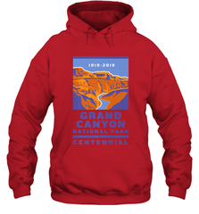 Grand Canyon National Park Centennial Logo Hooded Sweatshirt Hooded Sweatshirt - jonhlittlestore88