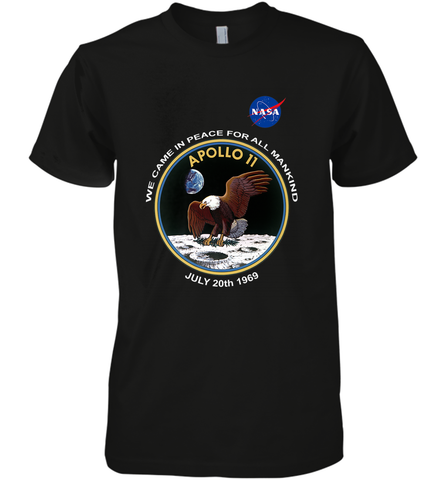 NASA Apollo 11 Moon Landing Men's Premium T-Shirt Men's Premium T-Shirt / Black / XS Men's Premium T-Shirt - jonhlittlestore88
