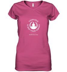 Your Ego Is Not Your Amigo Women's V-Neck T-Shirt Women's V-Neck T-Shirt - jonhlittlestore88