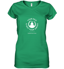 Your Ego Is Not Your Amigo Women's V-Neck T-Shirt Women's V-Neck T-Shirt - jonhlittlestore88
