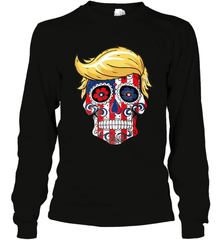 Trump sugar skull Long Sleeve T-Shirt Long Sleeve T-Shirt - jonhlittlestore88