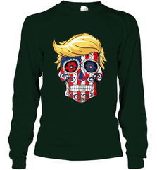 Trump sugar skull Long Sleeve T-Shirt Long Sleeve T-Shirt - jonhlittlestore88