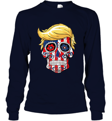 Trump sugar skull Long Sleeve T-Shirt Long Sleeve T-Shirt - jonhlittlestore88