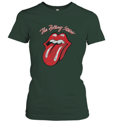Mens The Rolling Stones Script Tongue Logo Women's T-Shirt Women's T-Shirt - jonhlittlestore88