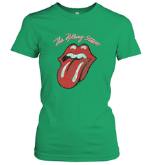 Mens The Rolling Stones Script Tongue Logo Women's T-Shirt Women's T-Shirt - jonhlittlestore88