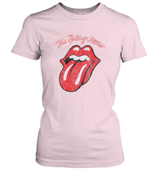 Mens The Rolling Stones Script Tongue Logo Women's T-Shirt Women's T-Shirt - jonhlittlestore88
