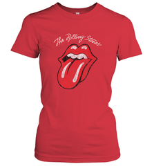 Mens The Rolling Stones Script Tongue Logo Women's T-Shirt Women's T-Shirt - jonhlittlestore88