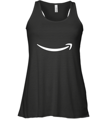 Smile Shirt  White Logo Women's Racerback Tank Women's Racerback Tank - jonhlittlestore88