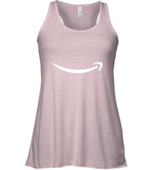 Smile Shirt  White Logo Women's Racerback Tank Women's Racerback Tank - jonhlittlestore88