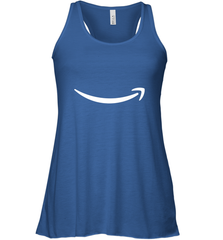 Smile Shirt  White Logo Women's Racerback Tank Women's Racerback Tank - jonhlittlestore88