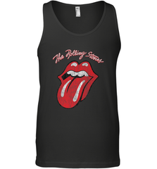 Mens The Rolling Stones Script Tongue Logo Men's Tank Top Men's Tank Top - jonhlittlestore88