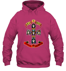 Guns N' Roses Classic Cross Logo Hooded Sweatshirt Hooded Sweatshirt - jonhlittlestore88