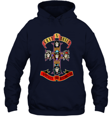Guns N' Roses Classic Cross Logo Hooded Sweatshirt Hooded Sweatshirt - jonhlittlestore88