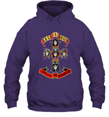 Guns N' Roses Classic Cross Logo Hooded Sweatshirt Hooded Sweatshirt - jonhlittlestore88