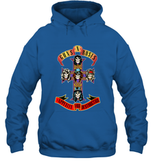 Guns N' Roses Classic Cross Logo Hooded Sweatshirt Hooded Sweatshirt - jonhlittlestore88