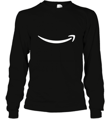 Smile Shirt  White Logo Long Sleeve T-Shirt Long Sleeve T-Shirt - jonhlittlestore88