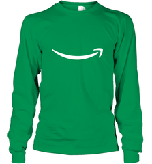 Smile Shirt  White Logo Long Sleeve T-Shirt Long Sleeve T-Shirt - jonhlittlestore88