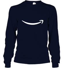 Smile Shirt  White Logo Long Sleeve T-Shirt Long Sleeve T-Shirt - jonhlittlestore88