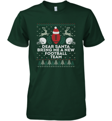 NFL Dear Santa Bring Me A New Football Team Christmas Sweater Men's Premium T-Shirt Men's Premium T-Shirt - jonhlittlestore88