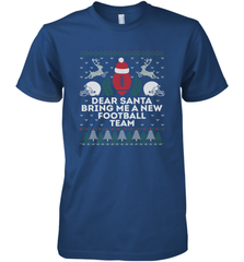 NFL Dear Santa Bring Me A New Football Team Christmas Sweater Men's Premium T-Shirt Men's Premium T-Shirt - jonhlittlestore88