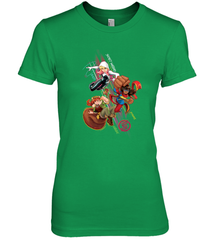 Marvel Rising Secret Warriors Group Shot Action Pose Women's Premium T-Shirt Women's Premium T-Shirt - jonhlittlestore88