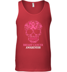 Tattoo Skull Halloween Breast Cancer Awareness Men's Tank Top Men's Tank Top - jonhlittlestore88