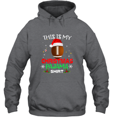 NFL This Is My Christmas Pajama Shirt  Gift For Football Lover Hooded Sweatshirt Hooded Sweatshirt - jonhlittlestore88