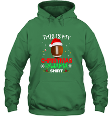 NFL This Is My Christmas Pajama Shirt  Gift For Football Lover Hooded Sweatshirt Hooded Sweatshirt - jonhlittlestore88