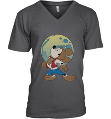 Disney Mickey Mouse Werewolf Halloween Costume Men's V-Neck Men's V-Neck - jonhlittlestore88