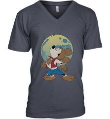 Disney Mickey Mouse Werewolf Halloween Costume Men's V-Neck Men's V-Neck - jonhlittlestore88