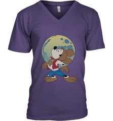 Disney Mickey Mouse Werewolf Halloween Costume Men's V-Neck Men's V-Neck - jonhlittlestore88
