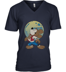 Disney Mickey Mouse Werewolf Halloween Costume Men's V-Neck Men's V-Neck - jonhlittlestore88
