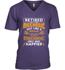 Retired Mechanic Just Like A Regular Only Way Happier Men's V-Neck Men's V-Neck - jonhlittlestore88