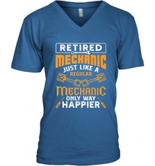 Retired Mechanic Just Like A Regular Only Way Happier Men's V-Neck Men's V-Neck - jonhlittlestore88
