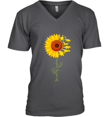 You're My Sunshine Sunflower Dinosaur T Rex Men's V-Neck Men's V-Neck - jonhlittlestore88