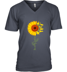 You're My Sunshine Sunflower Dinosaur T Rex Men's V-Neck Men's V-Neck - jonhlittlestore88