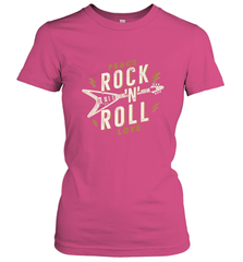Peace Rock and Roll Love Music Guitar Retro Hippie Women's T-Shirt Women's T-Shirt - jonhlittlestore88