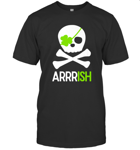 St. Patricks Day Irish Pirate Skull and Cross bones Men's T-Shirt Men's T-Shirt / Black / S Men's T-Shirt - jonhlittlestore88