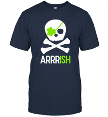 St. Patricks Day Irish Pirate Skull and Cross bones Men's T-Shirt Men's T-Shirt - jonhlittlestore88