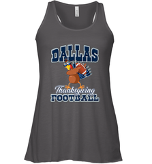 Dallas Thanksgiving Day Funny Turkey Playing Texas Football Premium T Shirt Women's Racerback Tank Women's Racerback Tank - jonhlittlestore88