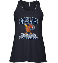 Dallas Thanksgiving Day Funny Turkey Playing Texas Football Premium T Shirt Women's Racerback Tank Women's Racerback Tank - jonhlittlestore88