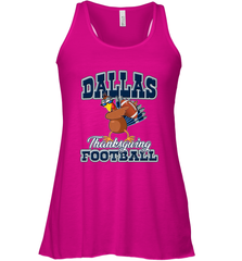 Dallas Thanksgiving Day Funny Turkey Playing Texas Football Premium T Shirt Women's Racerback Tank Women's Racerback Tank - jonhlittlestore88